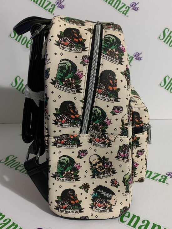 Loungefly Mini Backpack Universal Monsters Frankenstein Dracula Tattoo Art Bag main image 2